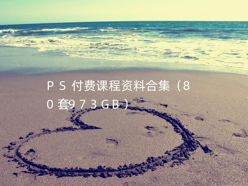 PS付费课程资料合集（80套973GB）