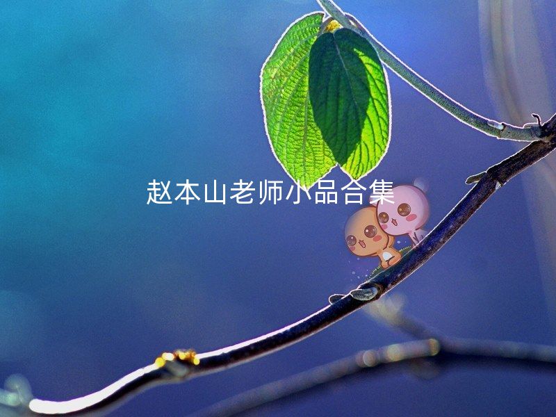 赵本山老师小品合集  演员的烦恼/捐助