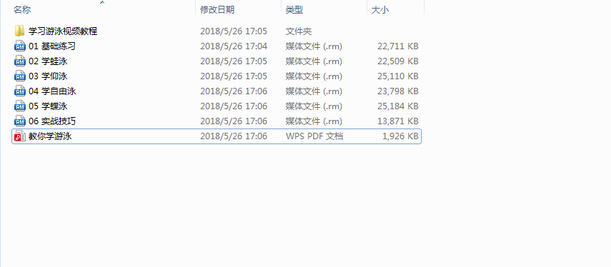 让你一周学会游泳！