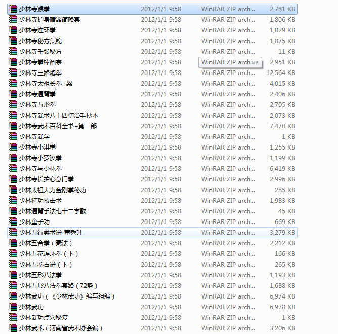天下武功出 少林  关于少林武术的一切