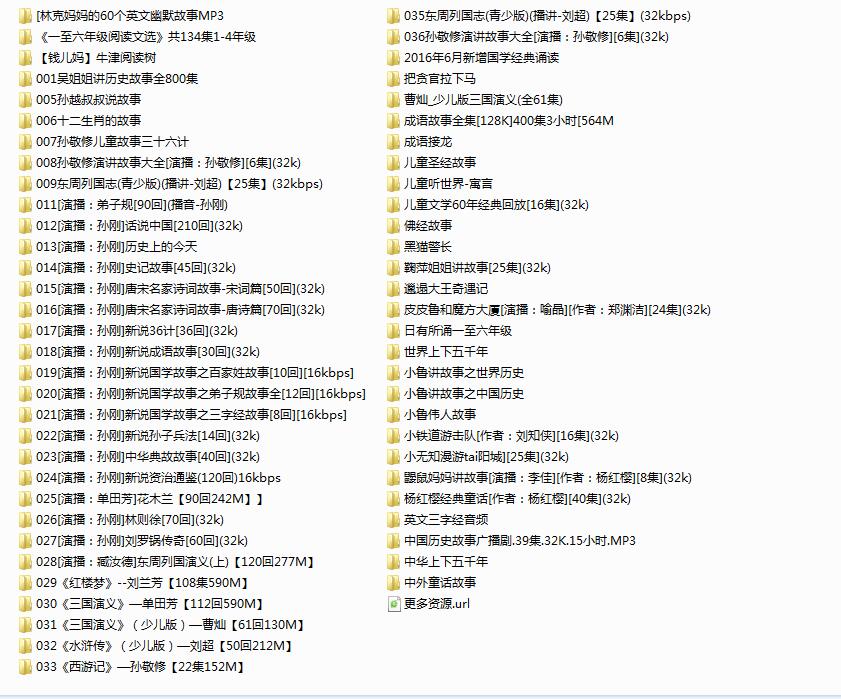 儿童音频故事1