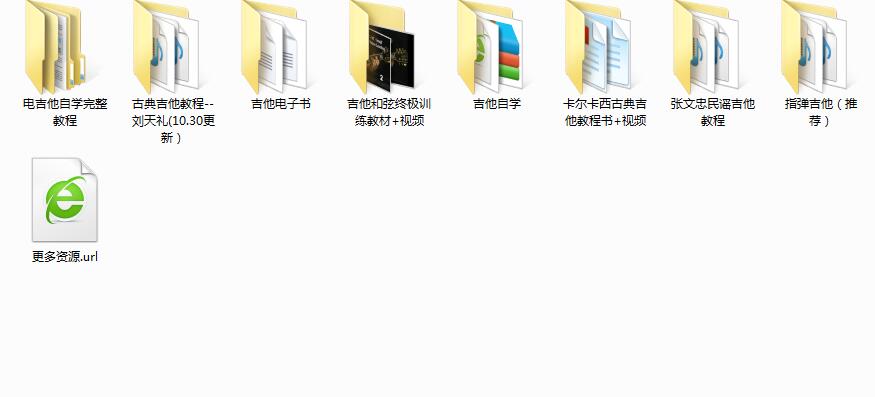 卡尔卡西古典吉他教程书+视频