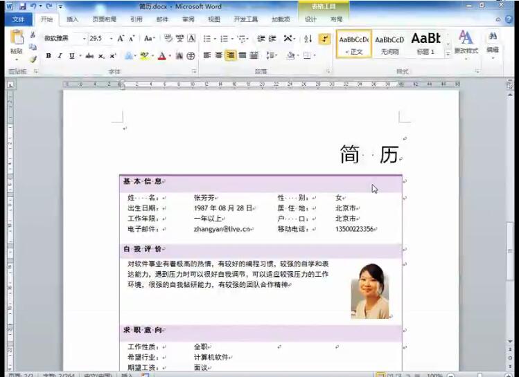 word2010视频教程