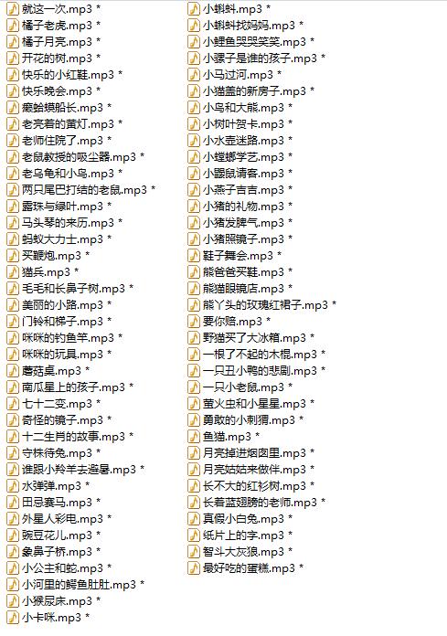 儿童睡前小故事[全109集]