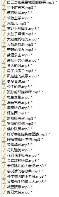 儿童睡前小故事[全109集]