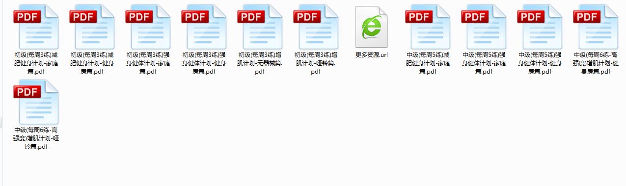 健身计划和肌肉锻炼教程大全