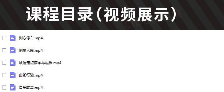 新交规C1驾校学车驾考视频教程驾照考试科目一二三四模拟软件教程