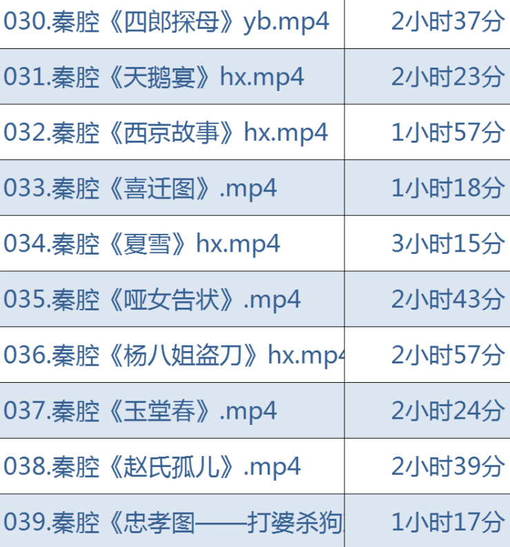 秦腔戏曲大全-秦腔全集合集打包下载-秦腔戏曲大全mp3 mp4下载