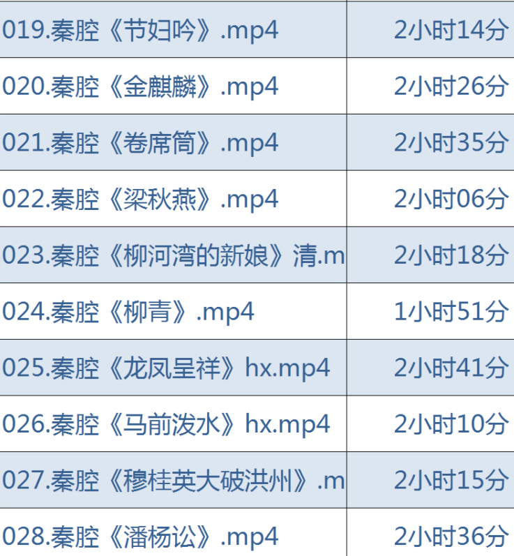 秦腔戏曲大全-秦腔全集合集打包下载-秦腔戏曲大全mp3 mp4下载