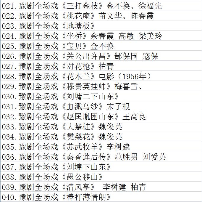 河南豫剧大全_河南豫剧选段大全mp3 mp4视频合集打包下载-河南豫剧全场戏全集打包下载