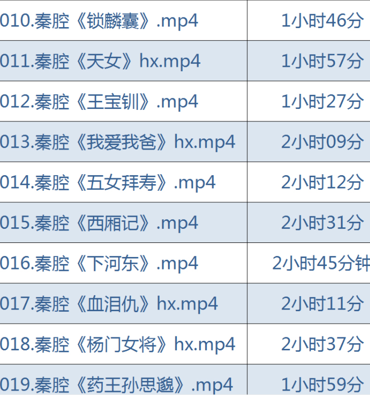 秦腔戏曲大全-秦腔全集合集打包下载-秦腔戏曲大全mp3 mp4下载