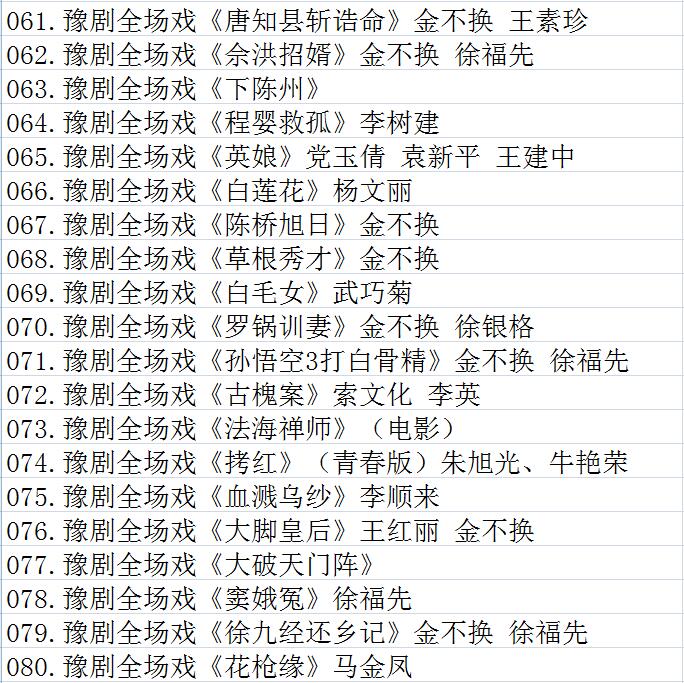 河南豫剧大全_河南豫剧选段大全mp3 mp4视频合集打包下载-河南豫剧全场戏全集打包下载