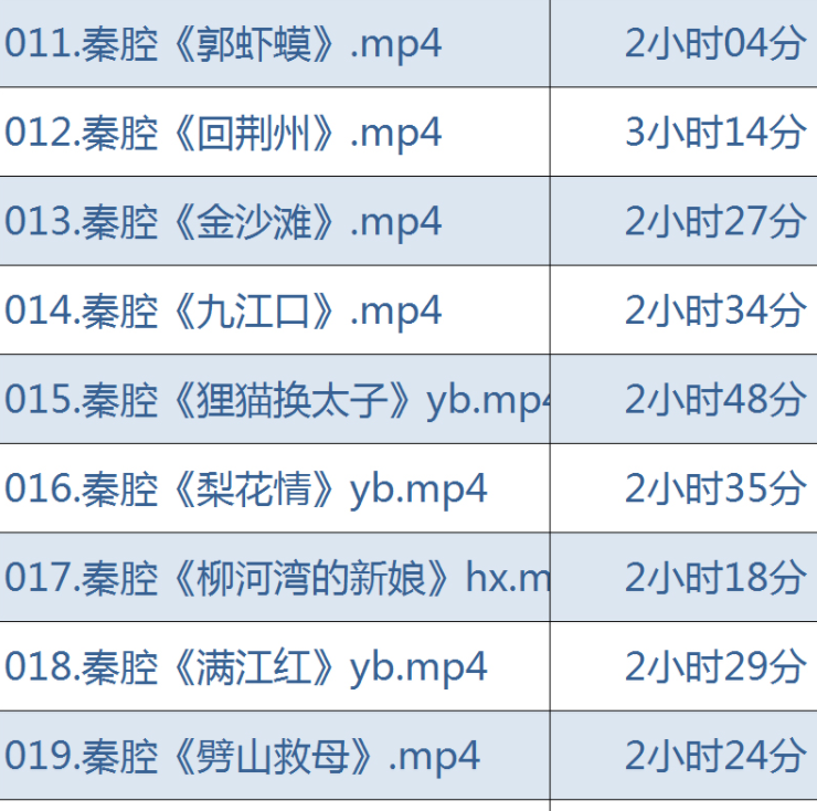 秦腔戏曲大全-秦腔全集合集打包下载-秦腔戏曲大全mp3 mp4下载