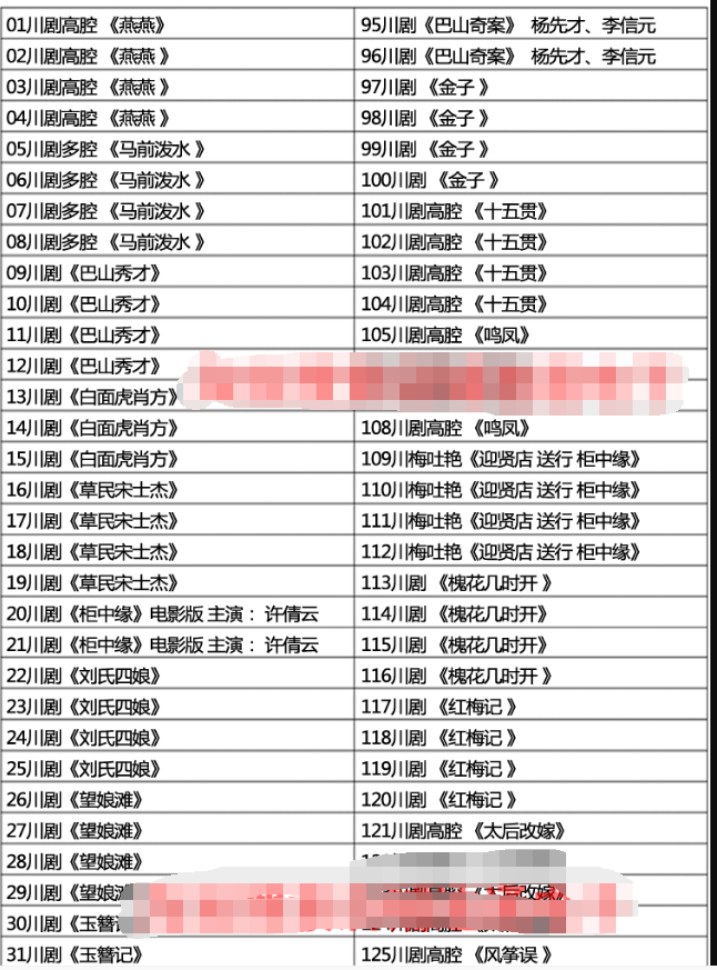3900部川剧下载_川剧视频+川剧mp3全剧合集打包下载