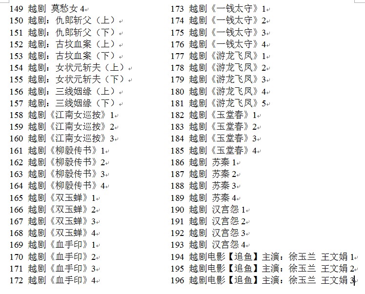 3985部越剧全集mp3音频高清视频全剧合集打包下载