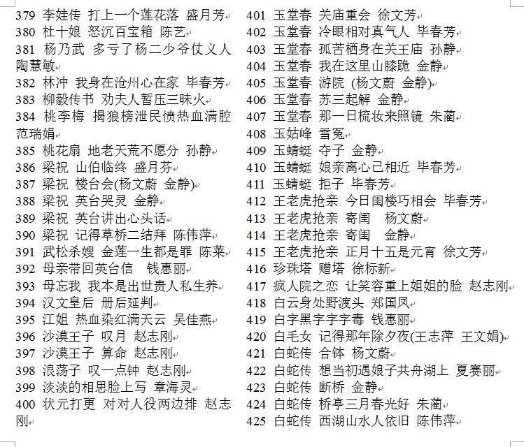 3985部越剧全集mp3音频高清视频全剧合集打包下载