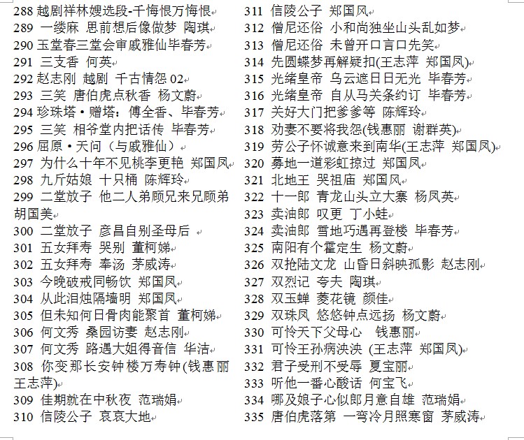 3985部越剧全集mp3音频高清视频全剧合集打包下载