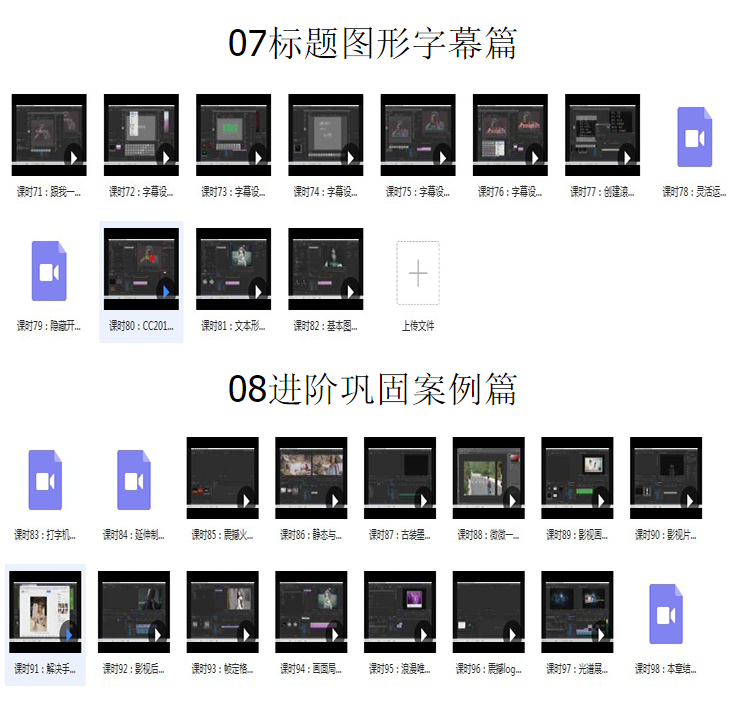 adobe premiere视频教程合集打包下载