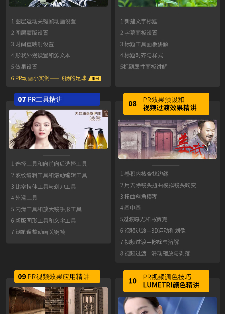 adobe premiere视频教程合集打包下载