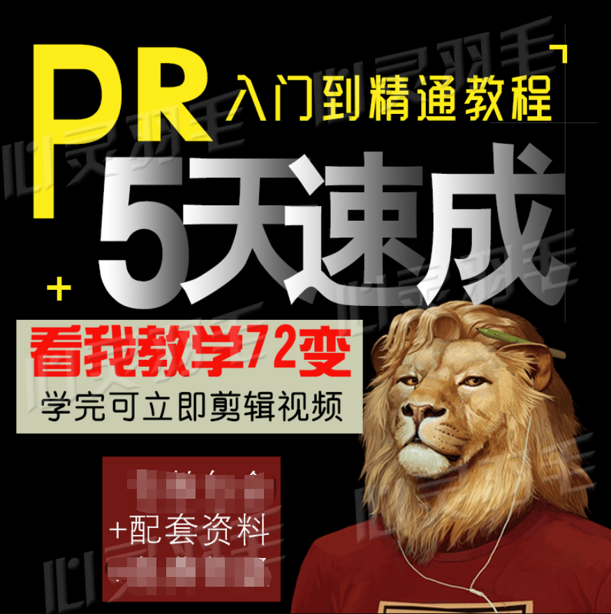 adobe premiere视频教程合集打包下载