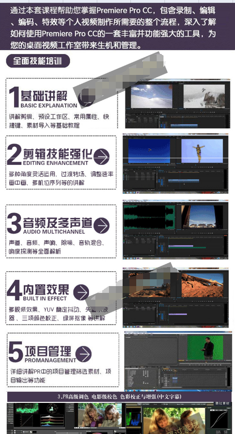 adobe premiere视频教程合集打包下载