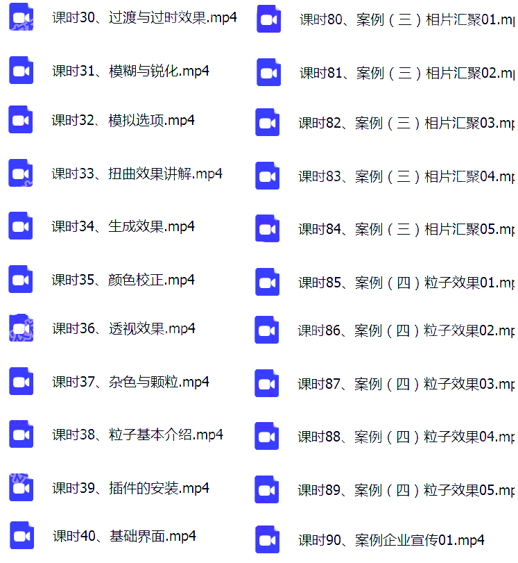 adobe premiere视频教程合集打包下载