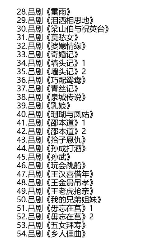 山东吕剧大全-音频mp3-视频mp4全剧合计全集打包下载