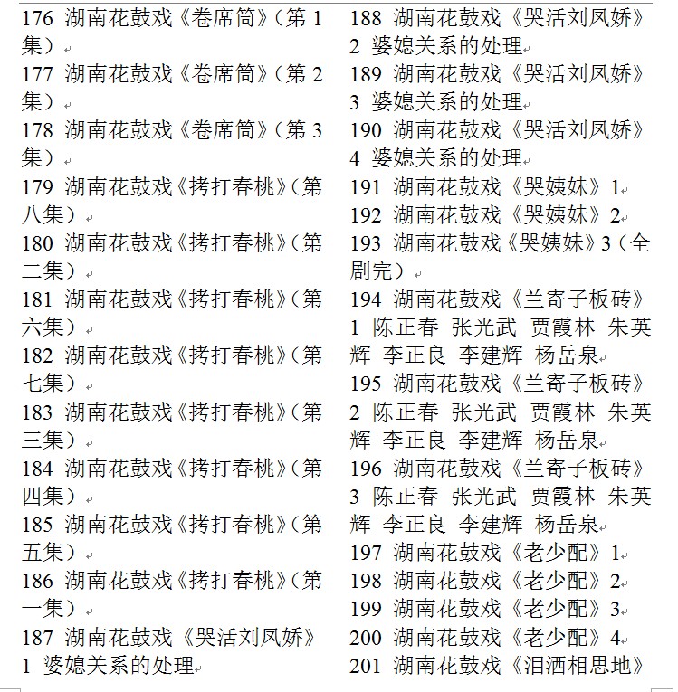近百G湖南花鼓戏音频视频全集打包下载-衡阳花鼓戏-荆州花鼓戏-皖南花鼓戏-湖南花鼓戏大全
