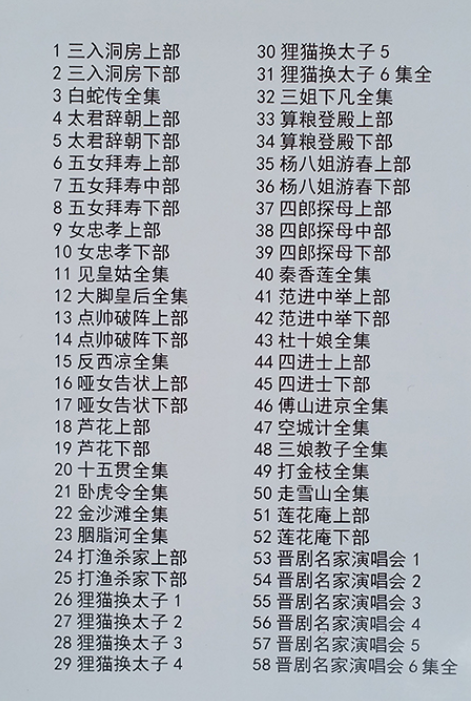 山西晋剧全本戏视频mp3合集打包下载_山西梆子视频mp3