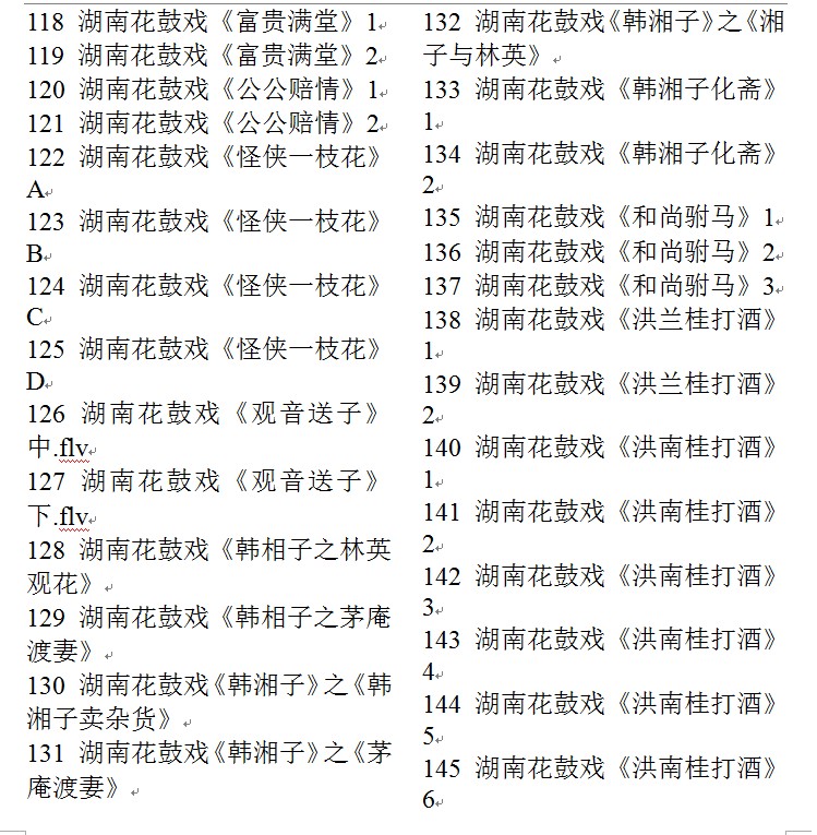 近百G湖南花鼓戏音频视频全集打包下载-衡阳花鼓戏-荆州花鼓戏-皖南花鼓戏-湖南花鼓戏大全