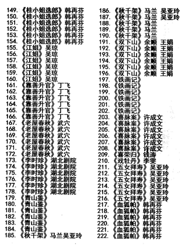 近两百G黄梅戏-MP3/MP4/电影-全场戏/片段-打包下载