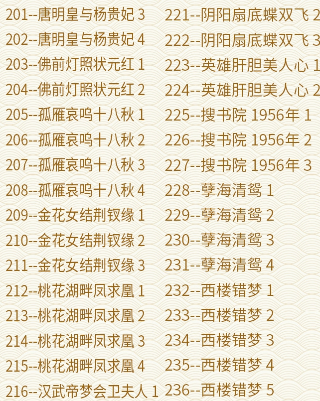 粤剧名曲全剧MP3、视频大全打包下载