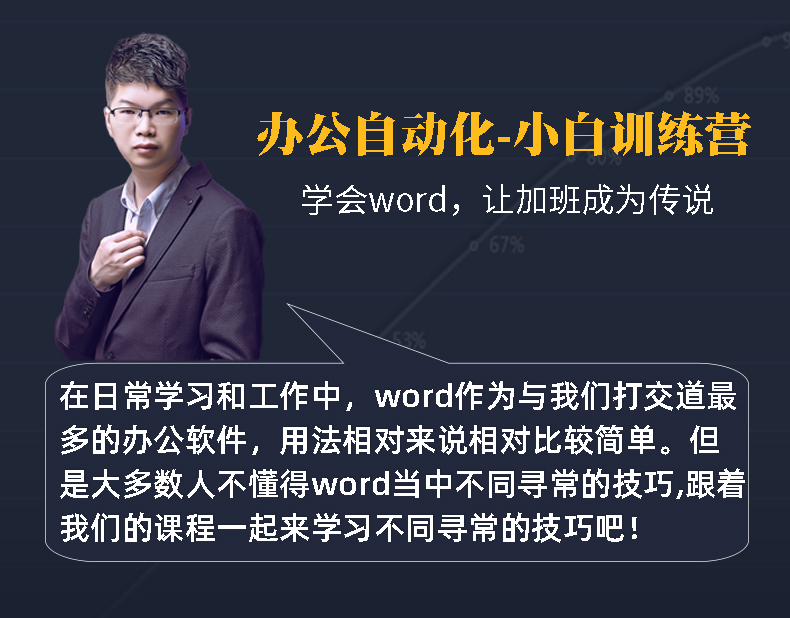 Word文字排版自学视频教程零基础到高级教学视频 office办公教程