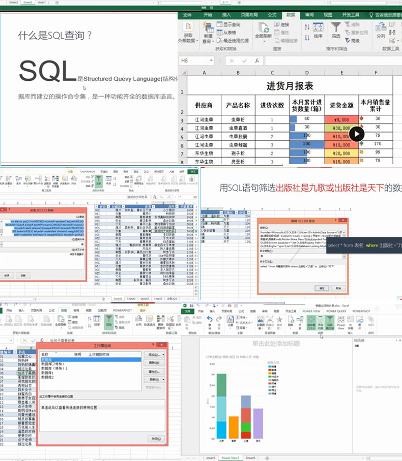 office办公软件excel函数表格ppt制作word视频教程