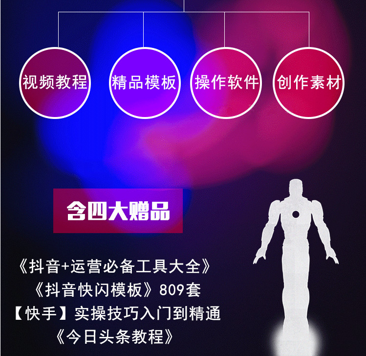 热门抖音短视频制作拍摄技术流教程抖音号运营推广自媒体教学课程热门