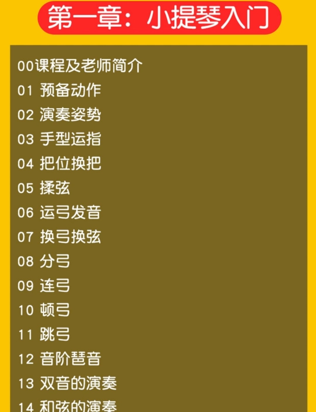 小提琴视频教程教学 自学零基础入门学习课程 音阶教程 铃木小提琴视频教程 儿童版 成人版教程 涵盖全面