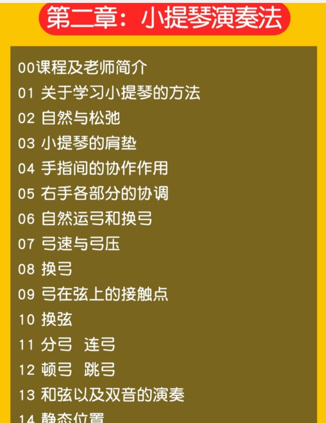 小提琴视频教程教学 自学零基础入门学习课程 音阶教程 铃木小提琴视频教程 儿童版 成人版教程 涵盖全面