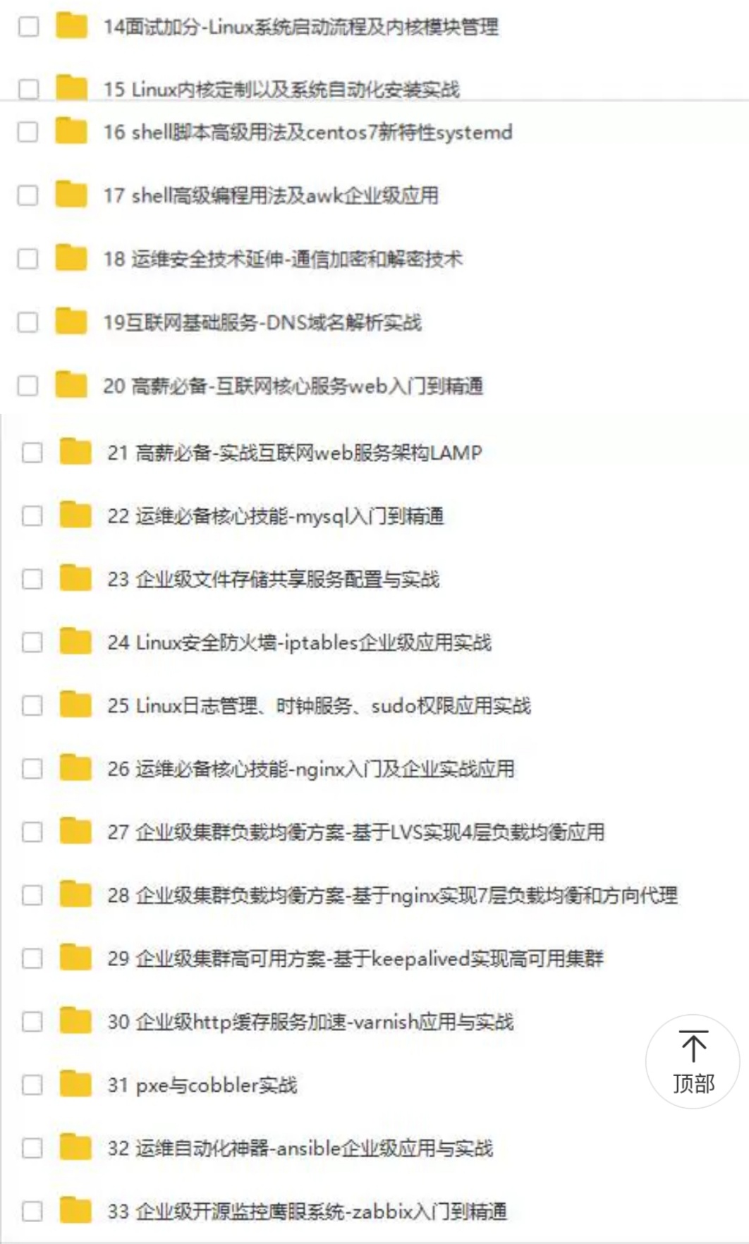 最新最全Linux视频教程零基础到精通基础Shell入门编程实战 全套服务器运维视频教程