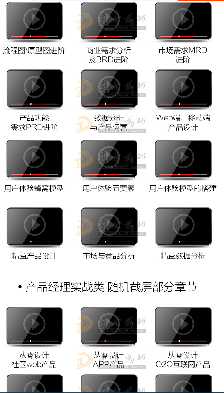 全新产品经理培训视频教程大全 Axure模板 rp9与8视频教程元件库模板下载