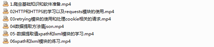 6节课掌握Python爬虫