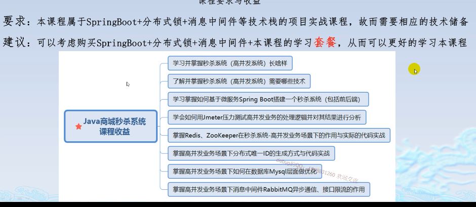 极速上手JAVA架构师级项目实战 微服务JAVA商城秒杀系统高级项目实战课程 JAVA项目实战