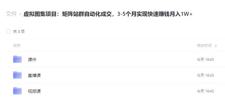 虚拟图集项目：矩阵站群自动化成交，3-5个月实现快速赚钱月入1W+