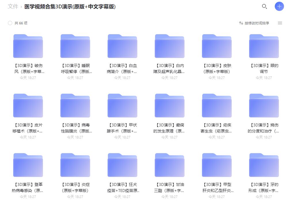 医学短视频合集3D医学动画演示(原版+中文字幕版)