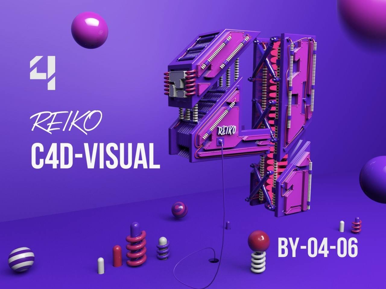 [进阶教程] C4D-MTV频道LOGO演绎动画中文视频教程